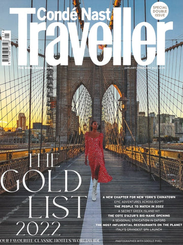 conde nast traveller cover january issue